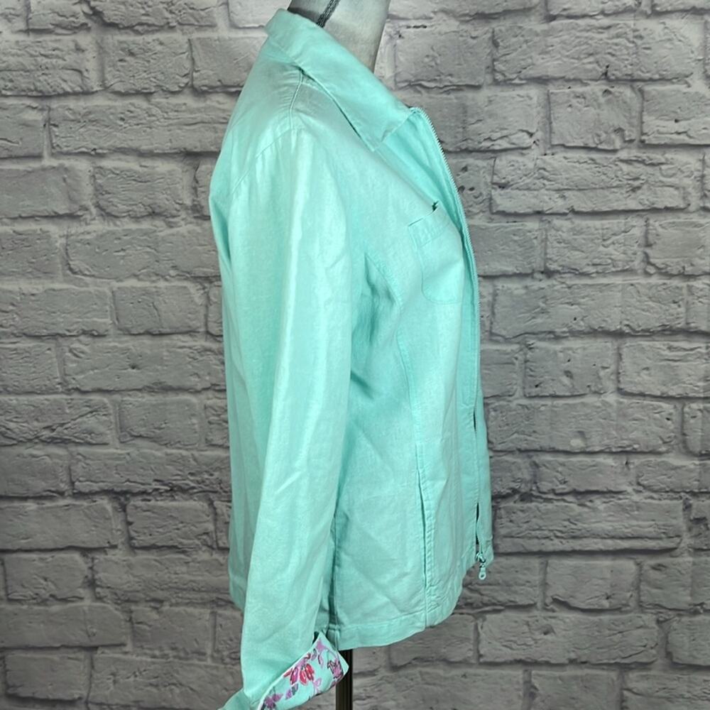 Birch Hill Coastal/Beachy Linen Blend Jacket - Picture 3 of 10